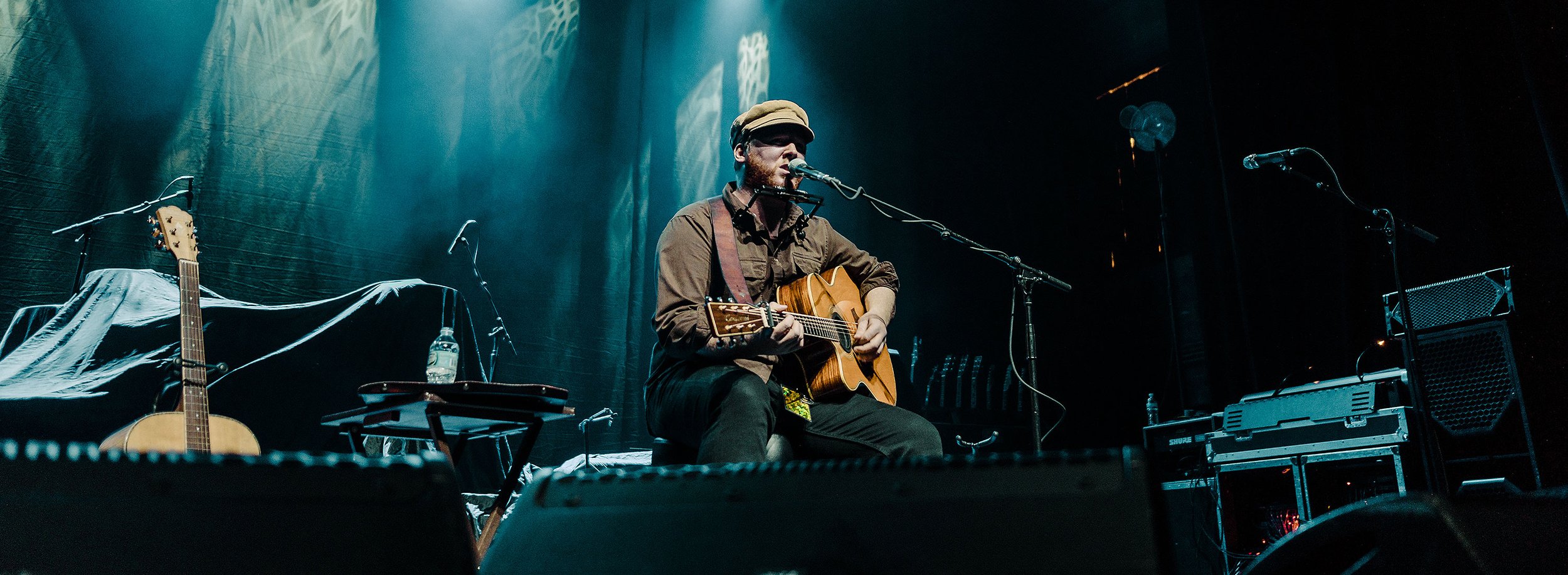 Dylan Walshe performing live.